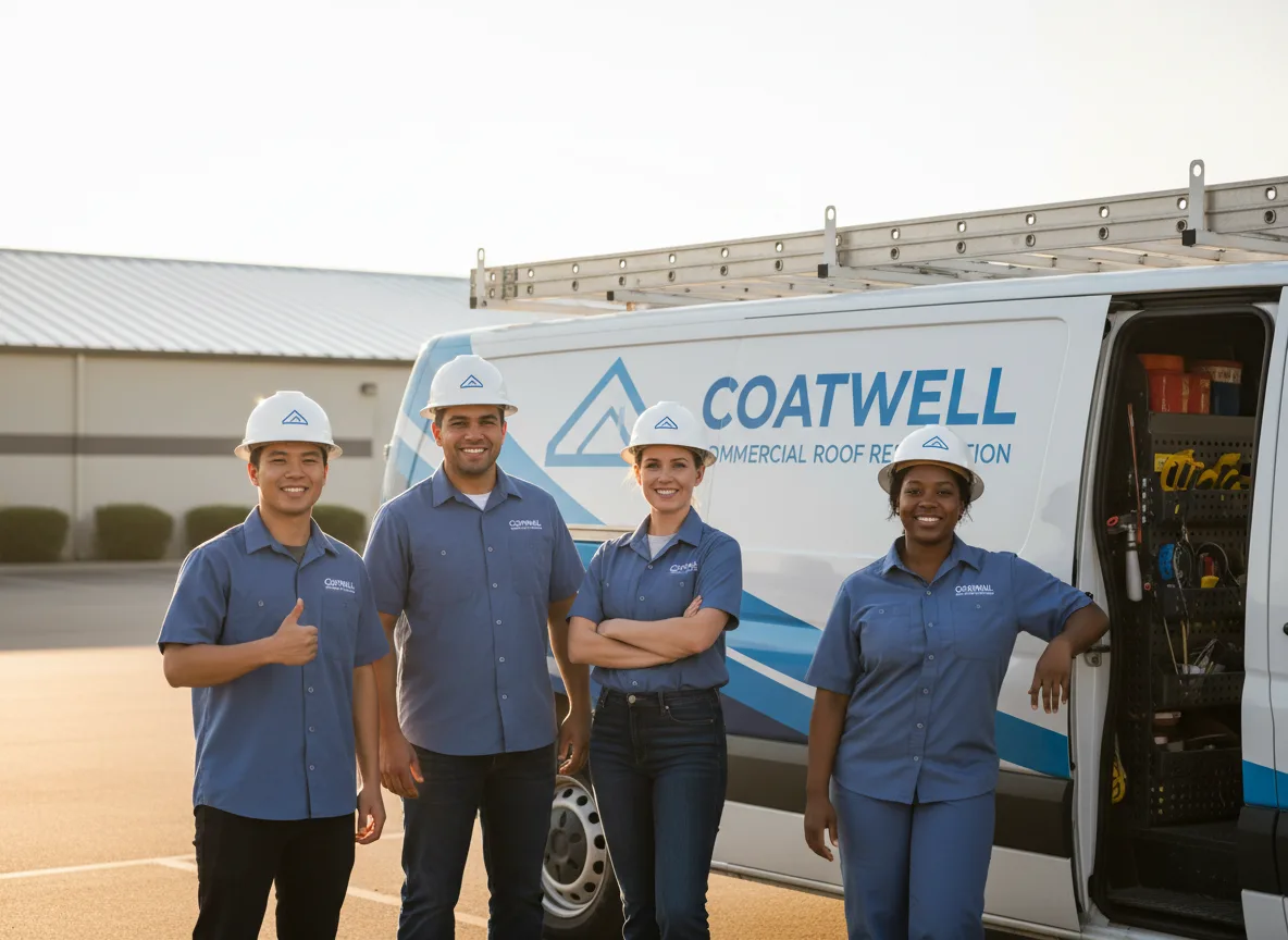 Commercial roof coating company in Leslie, AR